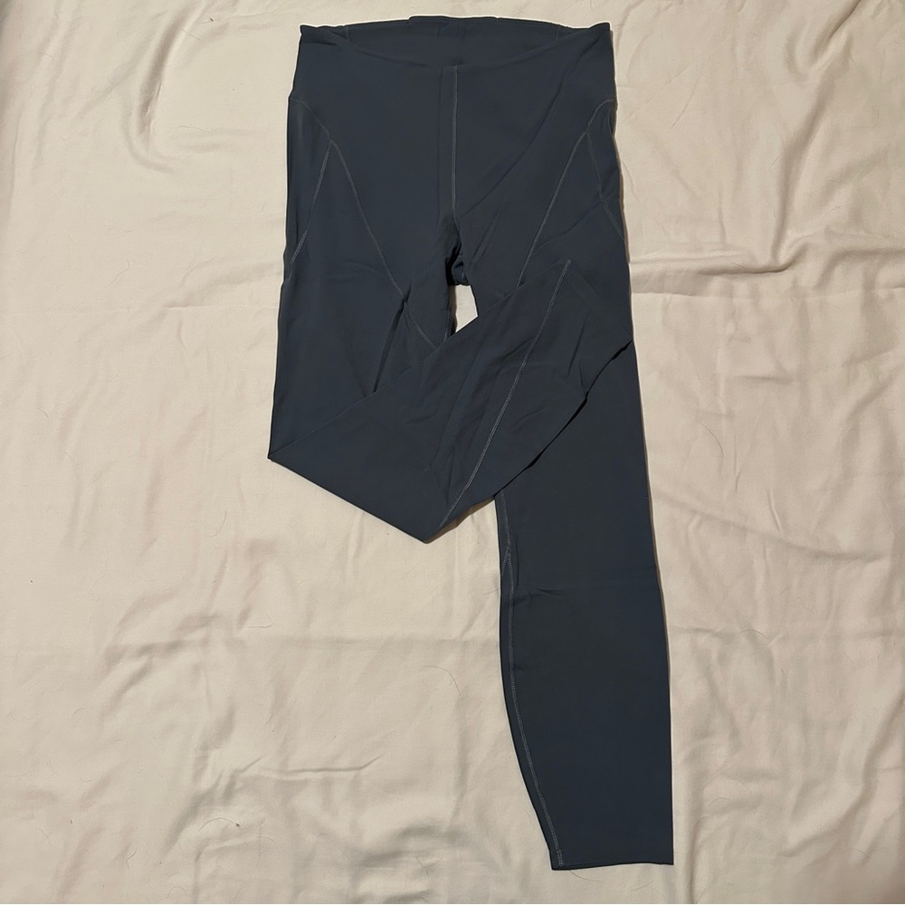 Lululemon Athletica Lab Teal Dip Waist Leggings